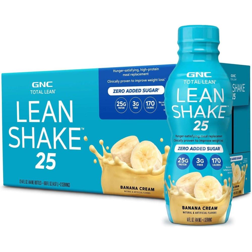 imageGNC Total Lean Lean Shake 25 Chocolate Peanut Butter 16 ServingsBanana