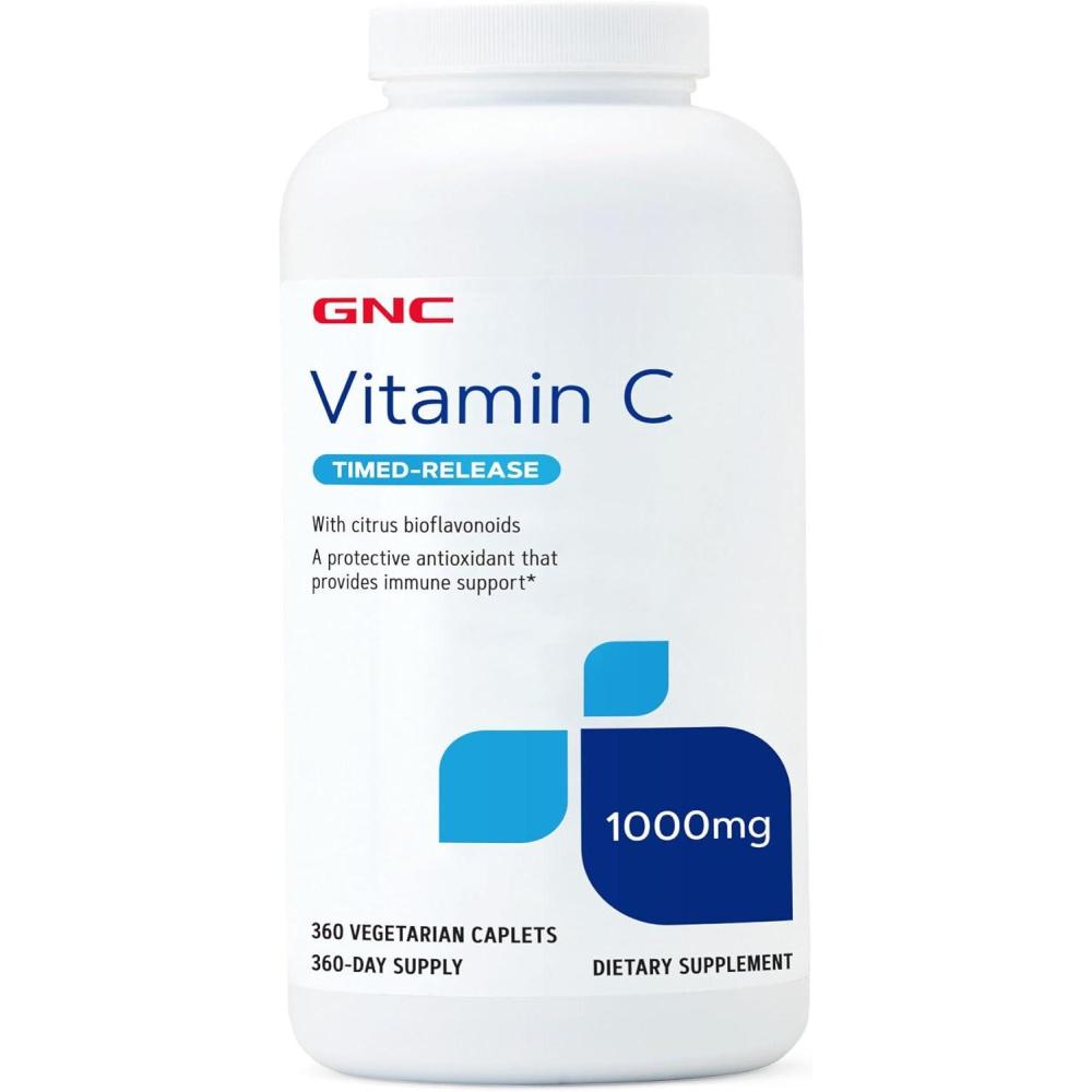 imageGNC Vitamin C 1000mg Supplement Timed Release Provides Immune Support 360 Servings360 Count Pack of 1