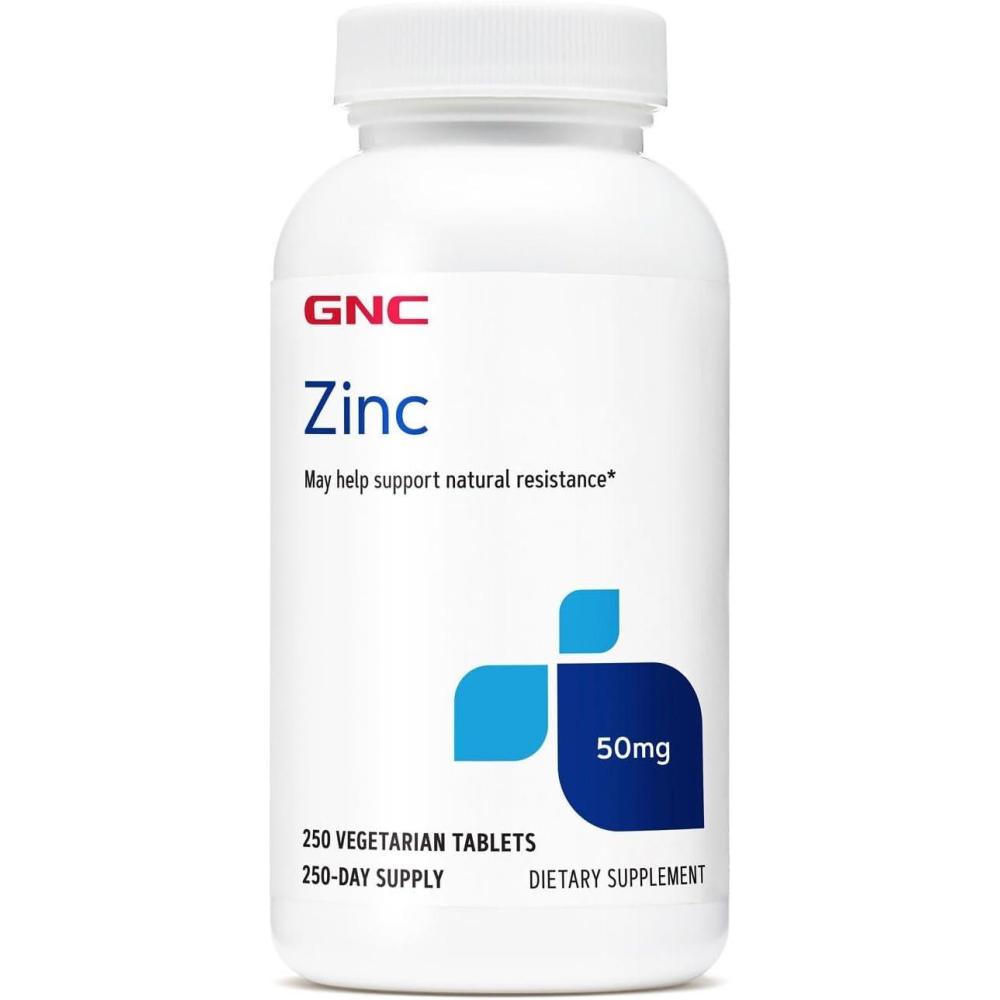imageGNC Zinc 50mg Supplement Supports Immune Function 250 Servings