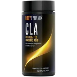BodyDynamix CLA, Conjugated Linoleic Acid, Fuels Energy and Fat Metabolism, Improves Body Composition, 120 Count(120 Count (Pack of 1))