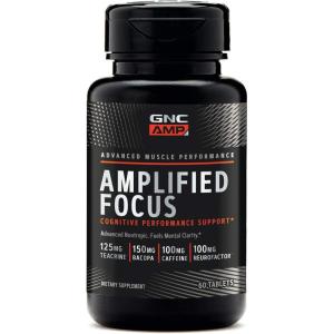 GNC AMP Amplified Focus, 60 Tablets, Fuels Mental Clarity