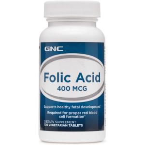 GNC Folic Acid 400 mcg (100 Tablets)