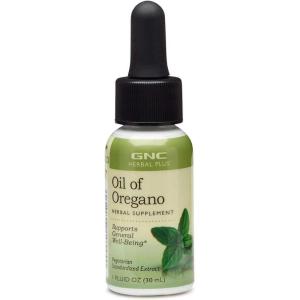 GNC Herbal Plus Oil of Oregano Supplement, Vegetarian, Supports General Well-Being, 448 Servings