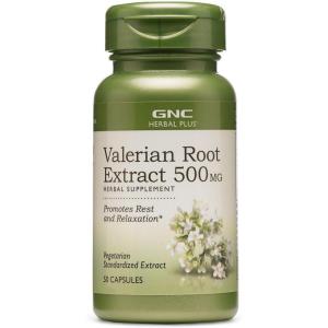 GNC Herbal Plus Valerian Root Extract 500 MG,50 servings