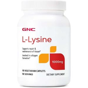 GNC L-Lysine 1000mg – 90 Vegetarian Tablets