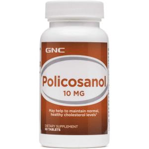 GNC Policosanol 10 mg – 60 Tablets | 60 Servings
