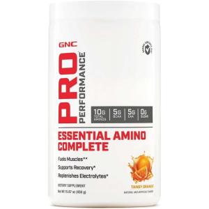 GNC Pro Performance Essential Amino Complete, Tangy Orange, 30 Servings, Supports Muscle Recovery(15.87 Ounce (Pack of 1))