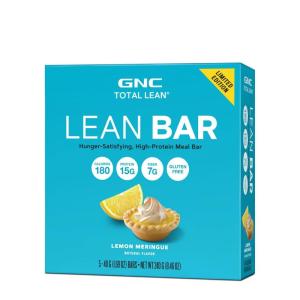 GNC Total Lean Layered Lean Bar| Hunger Satisfying – High Protein Snack Bar | Peanut Butter Pie – 9 Bars(Lemon Meringue)