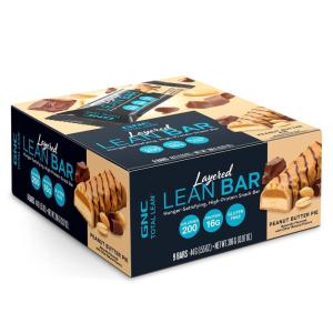GNC Total Lean Layered Lean Bar| Hunger Satisfying – High Protein Snack Bar | Peanut Butter Pie – 9 Bars(Peanut Butter Pie)