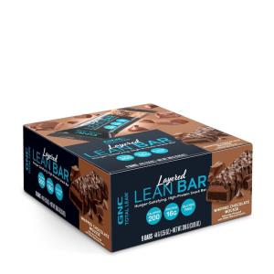 GNC Total Lean Layered Lean Bar| Hunger Satisfying – High Protein Snack Bar | Peanut Butter Pie – 9 Bars(Whipped Chocolate Mousse)