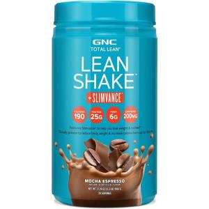 GNC Total Lean Lean Shake + Slimvance Caffeine Free – Vanilla Caramel (20 Servings)(Mocha Espresso)