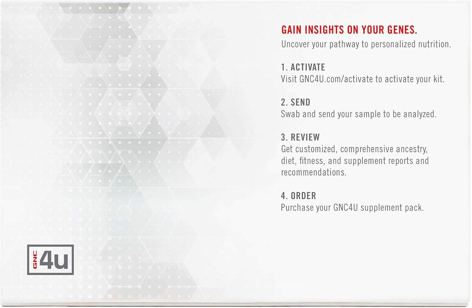 imageGNC4U DNA Kit Personalized Wellness