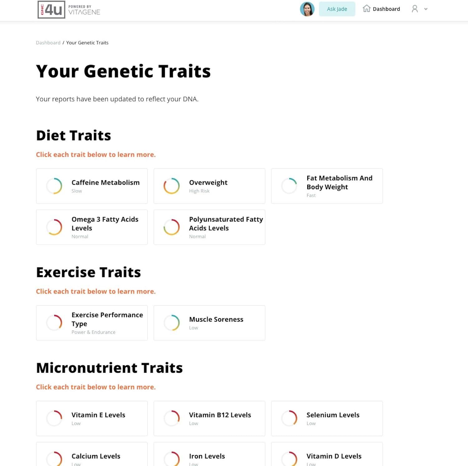 imageGNC4U DNA Kit Personalized Wellness