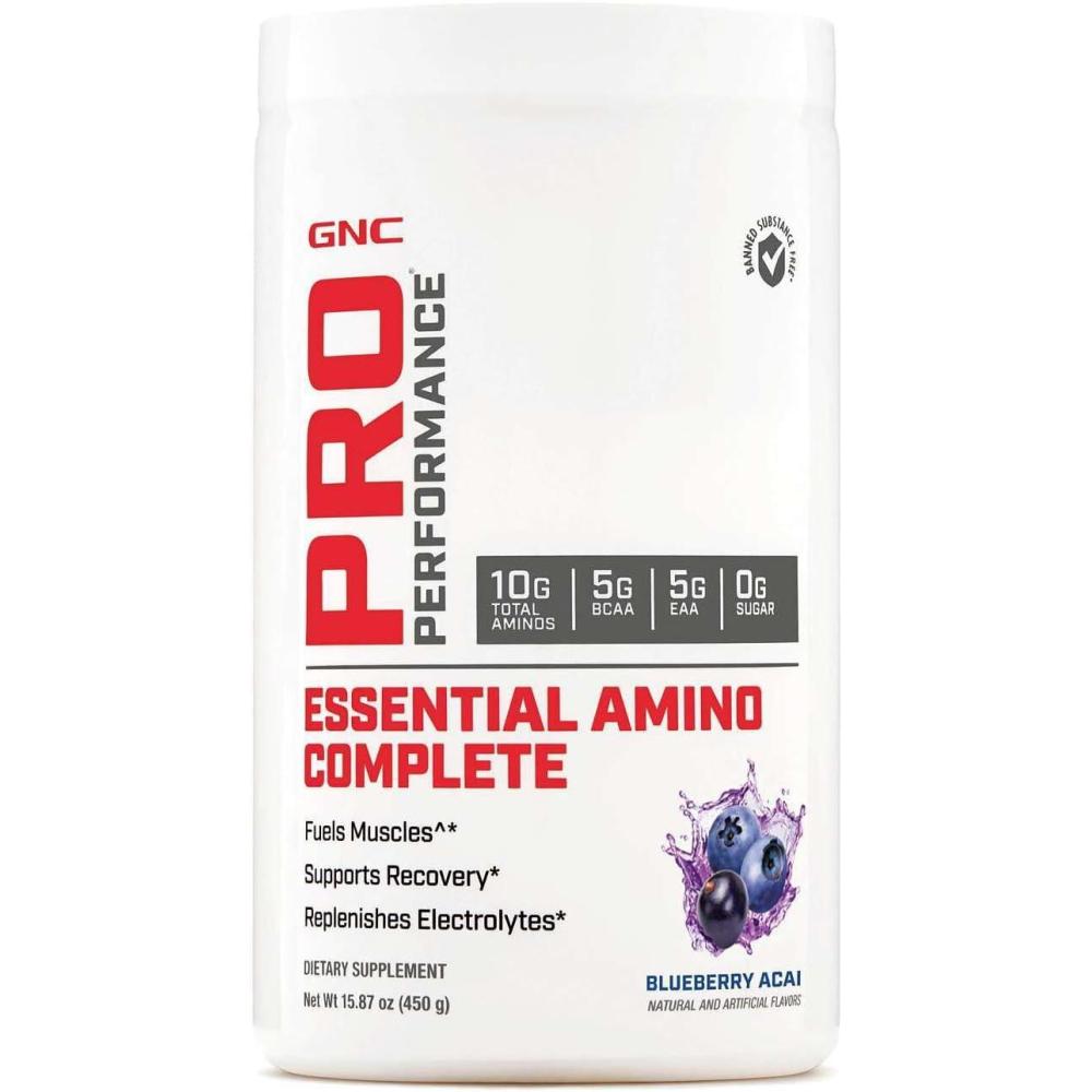 imageGNC Pro Performance Essential Amino Complete Blueberry Acai 30 Servings