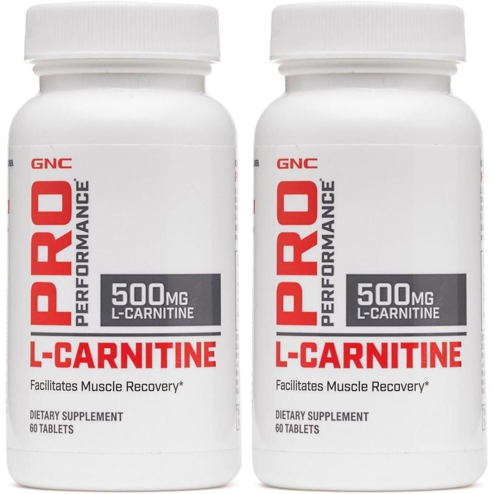 imageGNC Pro Performance LCarnitine 60 Tablets Supports Muscle Recovery60 Count Pack of 2
