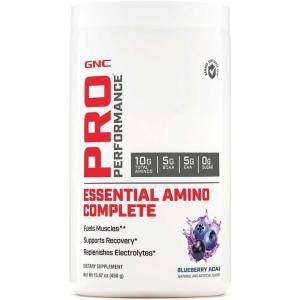 GNC Pro Performance Essential Amino Complete, Blueberry Acai, 30 Servings