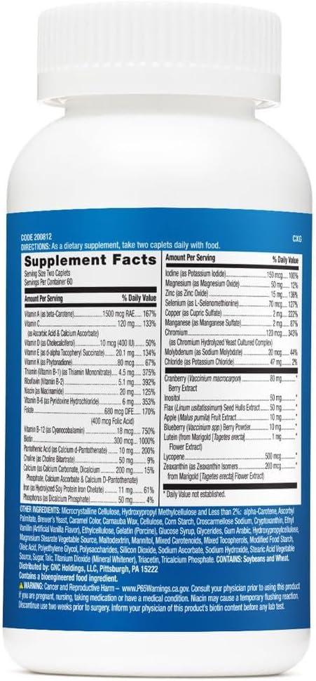 imageGNC Milestones Teen Multivitamin for Boys 1217 Supports Energy Production and Muscle Function120 Caplets120 Count Pack of 1