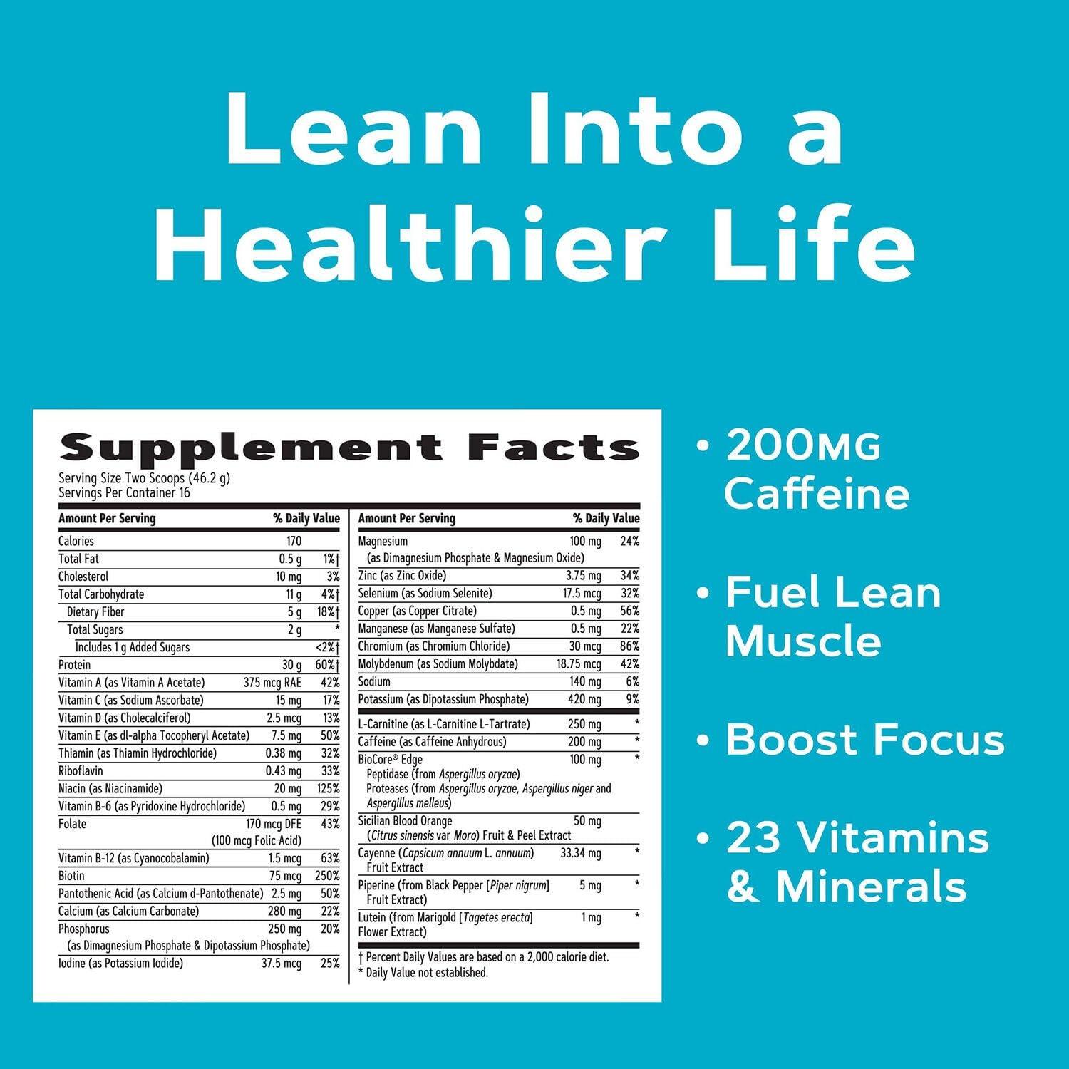 imageGNC Total Lean Lean Shake Burn Vanilla Crme 16 Servings