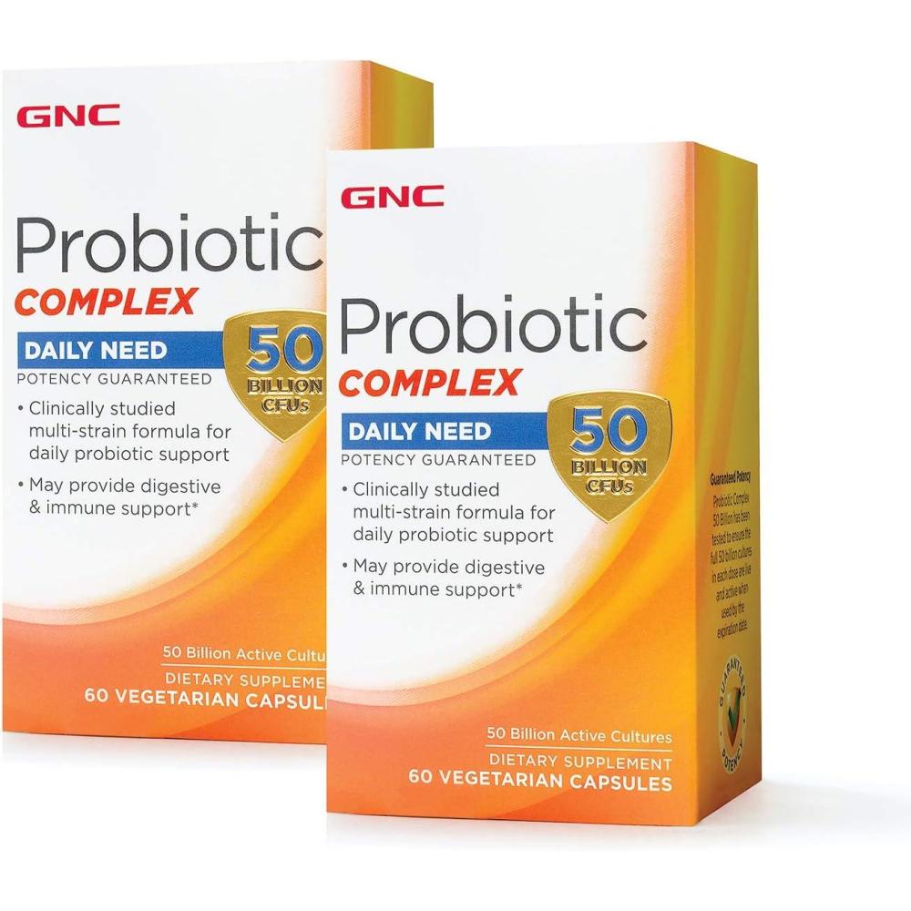 imageGNC Probiotic Complex Daily Need 50 Billion CFU Twin Pack