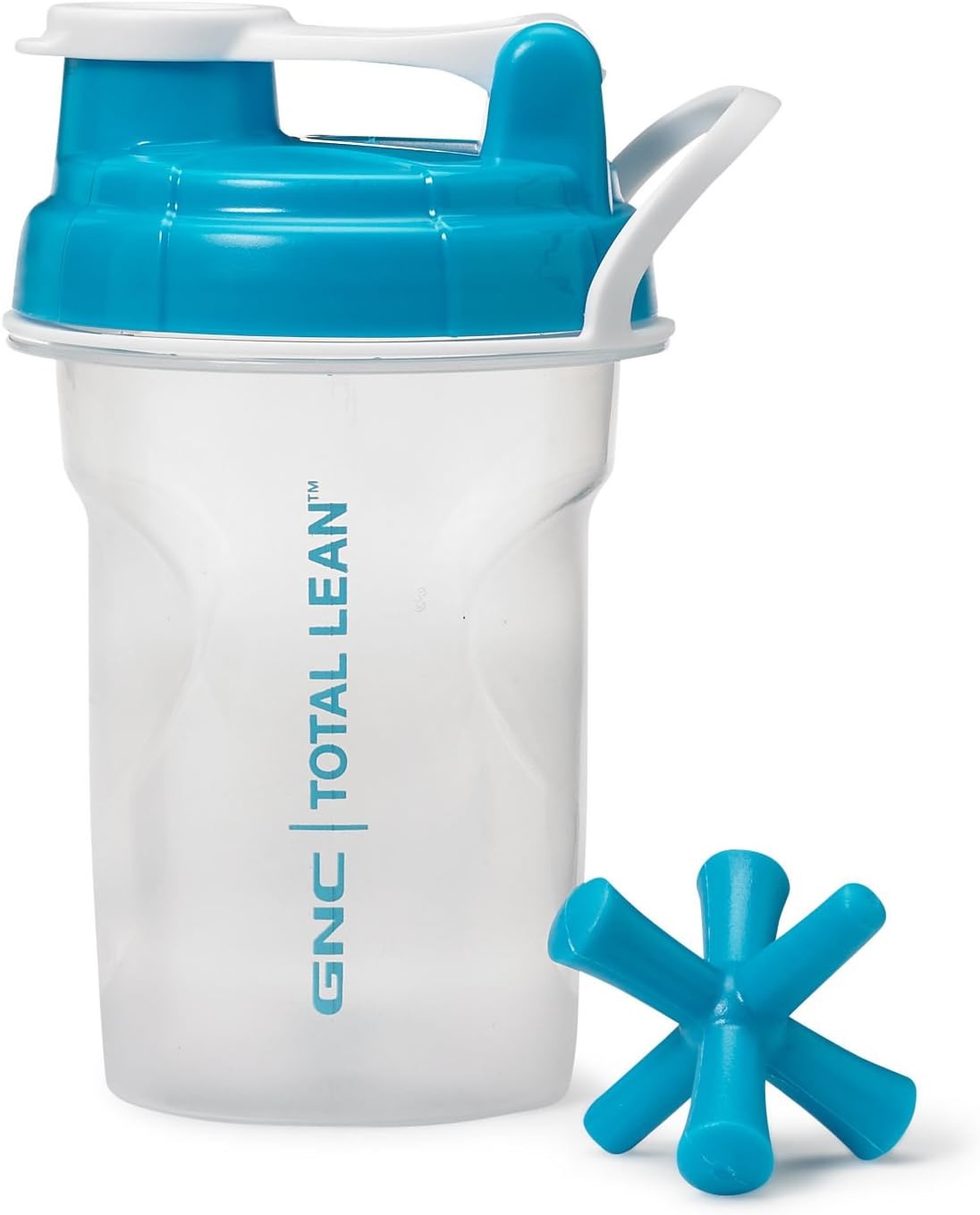 image:imageGNC Total Lean Shaker Cup For On The Go Protein or Meal Replacement Drinks Includes mixing Jack Blue
