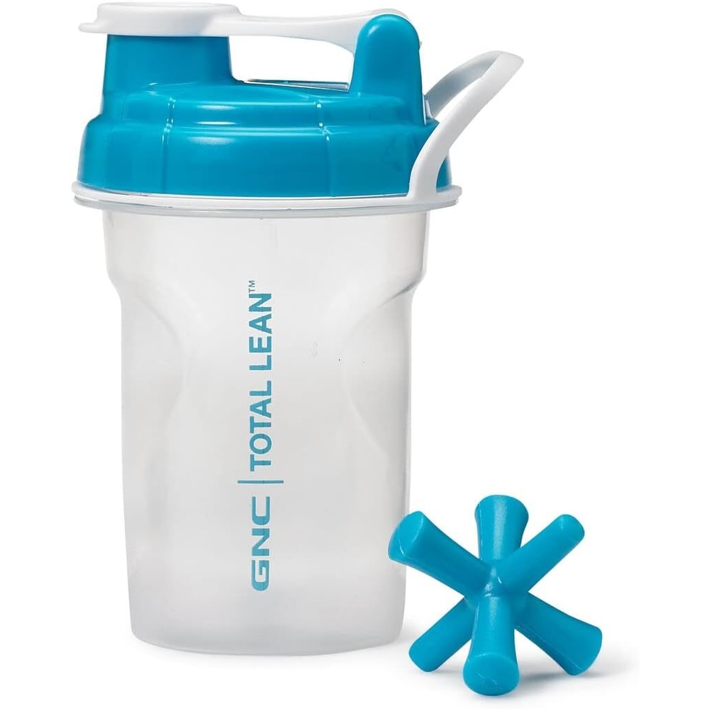 image:imageGNC Total Lean Shaker Cup For On The Go Protein or Meal Replacement Drinks Includes mixing Jack Blue