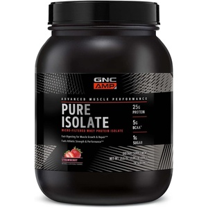 GNC AMP Pure Isolate Whey Protein – Chocolate Frosting (28 Servings)(Strawberry)